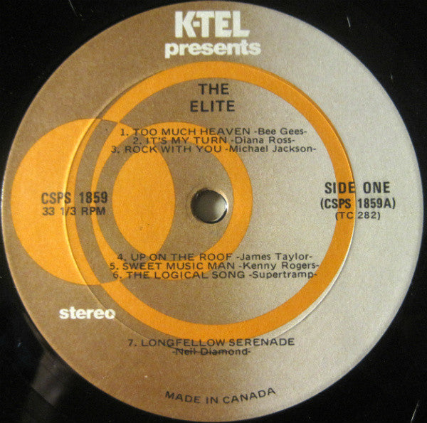 Various : The Elite (LP, Comp)