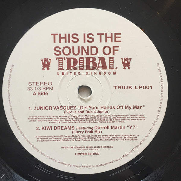 Various : This Is The Sound Of Tribal United Kingdom (2xLP, Ltd)
