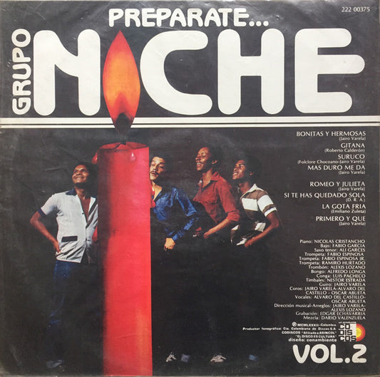Grupo Niche : Preparate ( . . . Grupo Niche Vol. 2) (LP, Album)