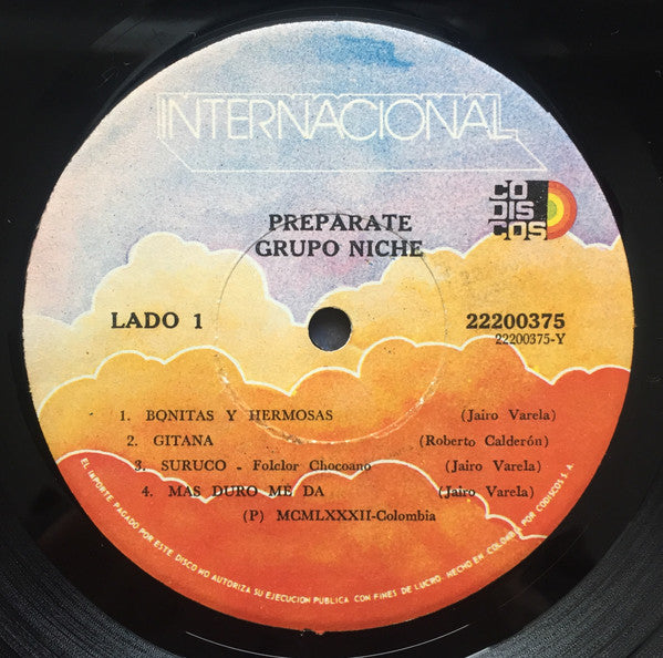 Grupo Niche : Preparate ( . . . Grupo Niche Vol. 2) (LP, Album)