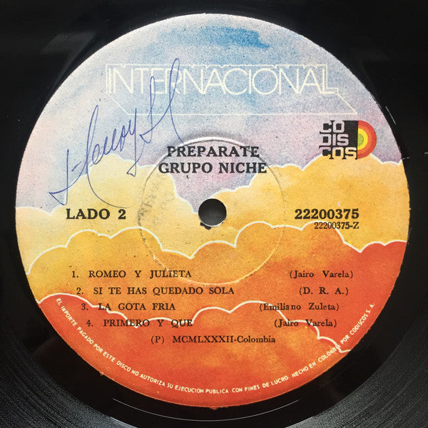 Grupo Niche : Preparate ( . . . Grupo Niche Vol. 2) (LP, Album)