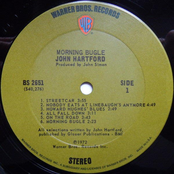 John Hartford : Morning Bugle (LP, Album)