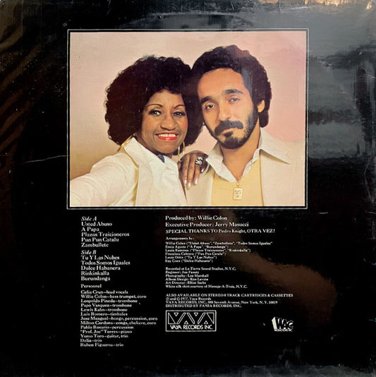 Celia Cruz & Willie Colón : Only They Could Have Made This Album (LP, Album, RP)