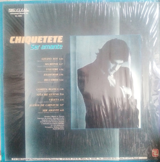Chiquetete : Ser Amante (LP, Album)