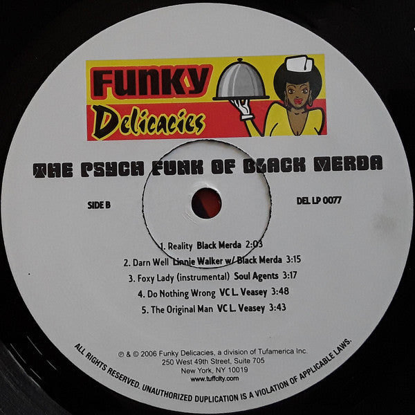 Black Merda : The Psych-Funk Of Black Merda (LP, Comp)