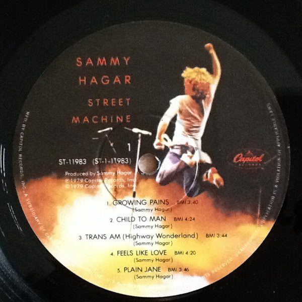 Sammy Hagar : Street Machine (LP, Album)