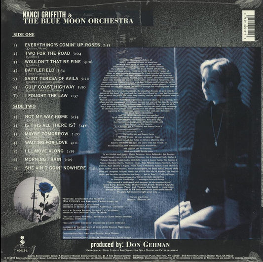 Nanci Griffith : Blue Roses From The Moons (LP, Album)