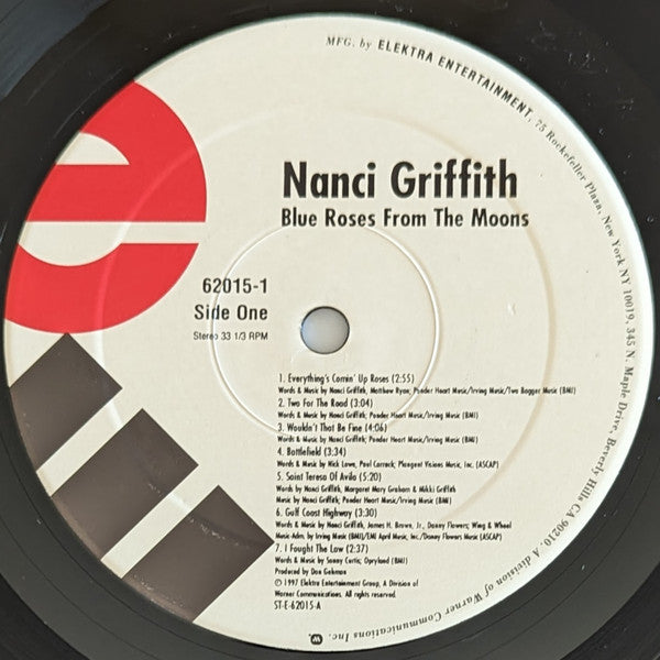 Nanci Griffith : Blue Roses From The Moons (LP, Album)