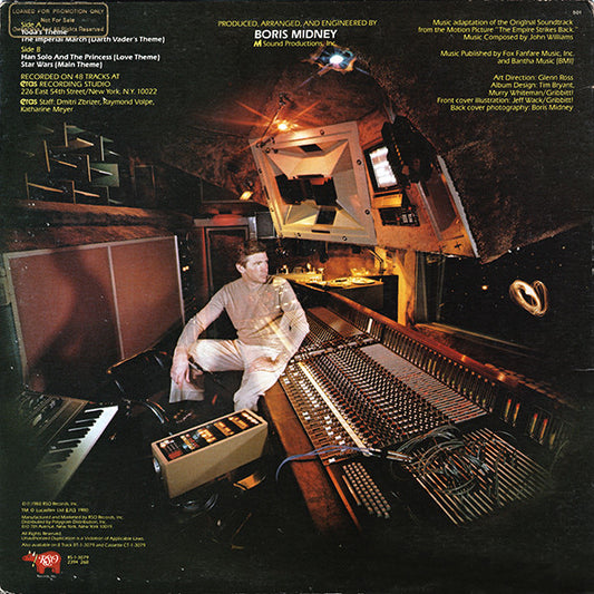 Boris Midney : Music From The Empire Strikes Back (LP, Album, Promo, Pit)