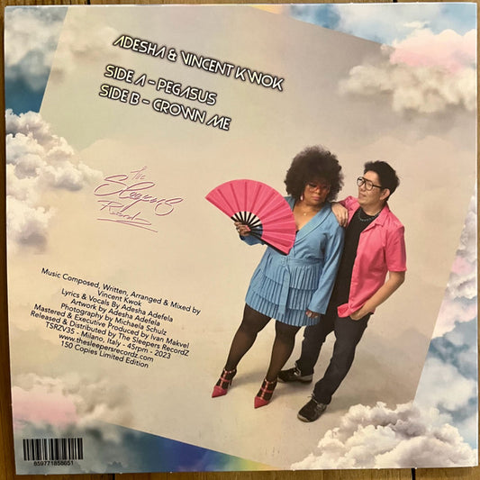 Adesha, Vincent Kwok : Pegasus / Crown Me (7", Ltd)