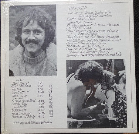 Jesse Colin Young - Together vinyl record, LP (Very Good Plus (VG+)) | Lulo Records