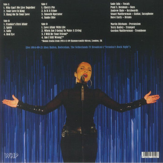 Sade : Live 1984-09-21 Ahoy Hallen, Rotterdam (2xLP, Unofficial)