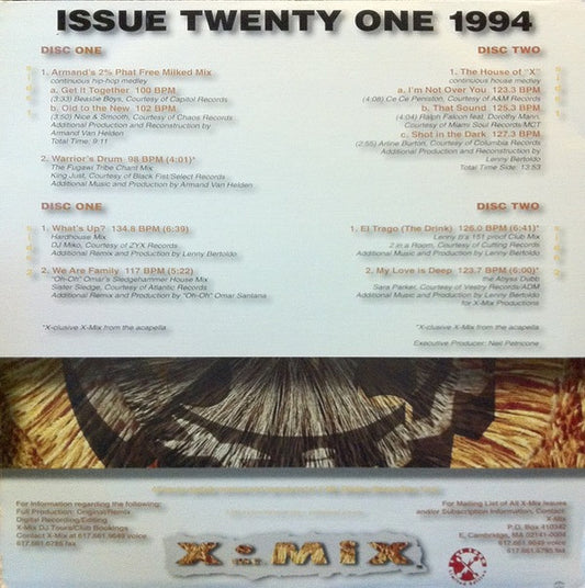Various : X-Mix Issue Twenty One (2x12", Comp, Promo)