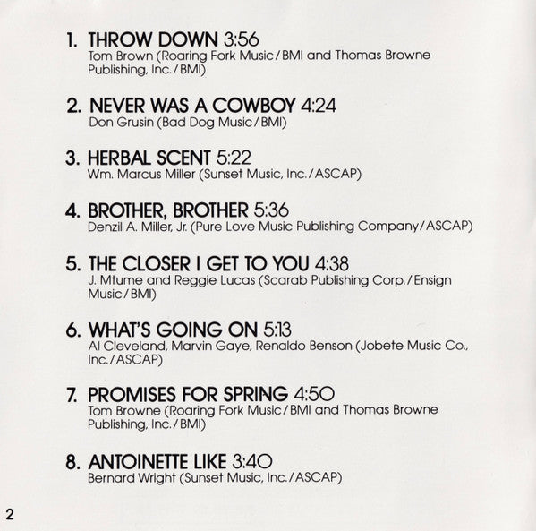 Tom Browne : Browne Sugar (CD, Album, RE, RM)