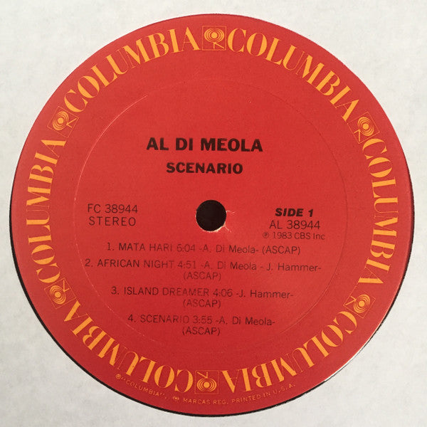 Al Di Meola : Scenario (LP, Album)