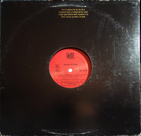 Divine Styler : Grey Matter (12", Maxi, Gen)