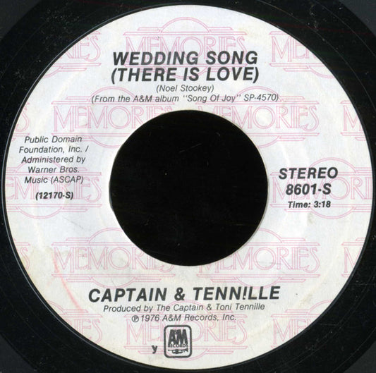 Captain And Tennille : Song Of Joy (7", Single, RE)
