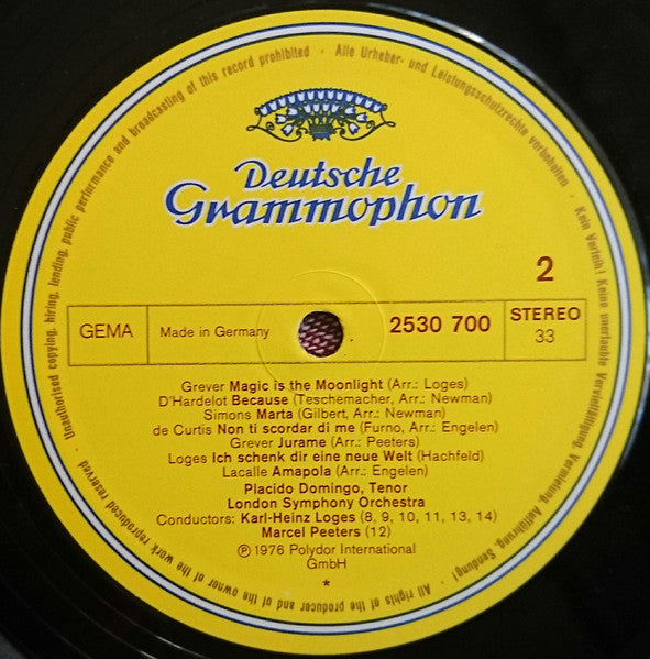 Placido Domingo : Be My Love (LP, Wes)