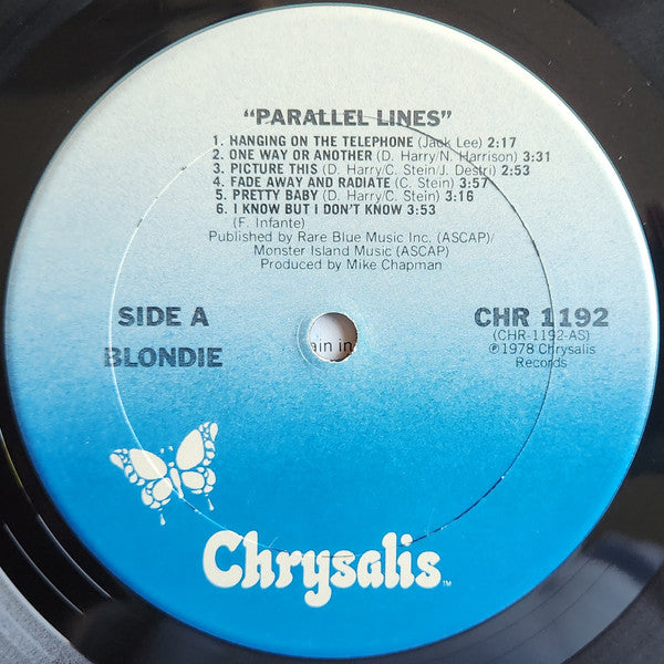 Blondie : Parallel Lines (LP, Album, RE, San)