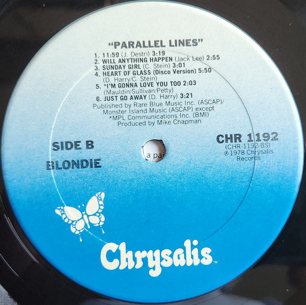 Blondie : Parallel Lines (LP, Album, RE, San)