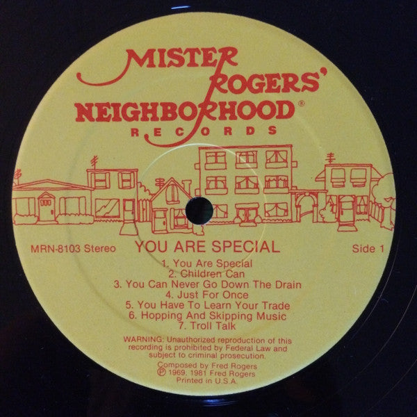 Mister Rogers : You Are Special (LP, RE)