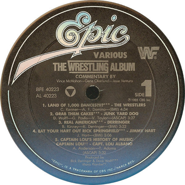 Various : The Wrestling Album (LP, Album)