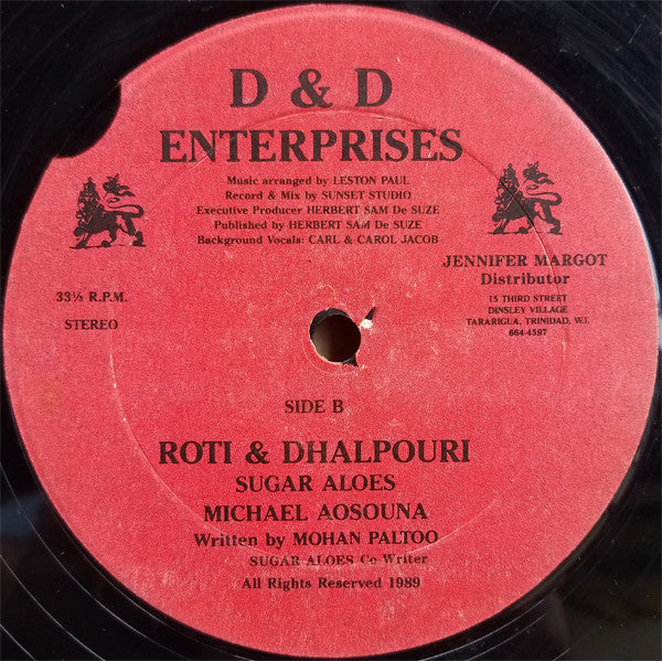 Sugar Aloes - Michael Aosouna : Party Time (12")