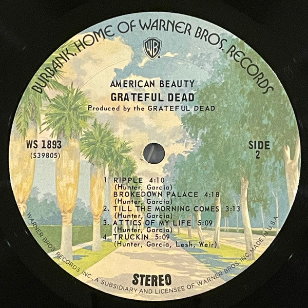 The Grateful Dead : American Beauty (LP, Album, RP, Ter)