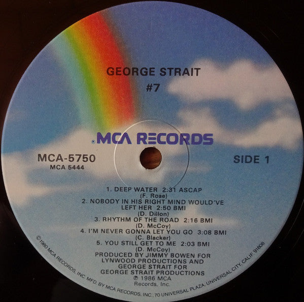 George Strait : #7 (LP, Album, Glo)