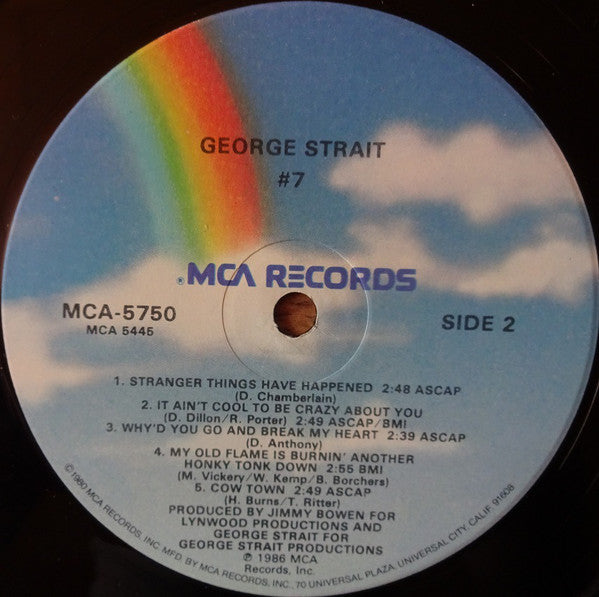 George Strait : #7 (LP, Album, Glo)