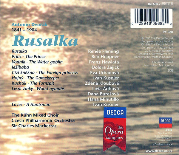 Antonín Dvořák, Renée Fleming, Ben Heppner, Dolora Zajick, Franz Hawlata, Eva Urbanová, The Czech Philharmonic Orchestra, Sir Charles Mackerras : Rusalka (3xCD + Box, Album, Sli)