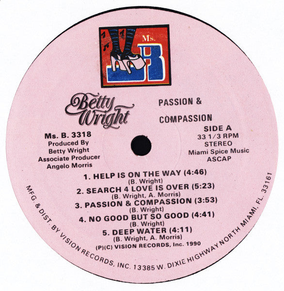 Betty Wright : Passion & Compassion (LP, Album)