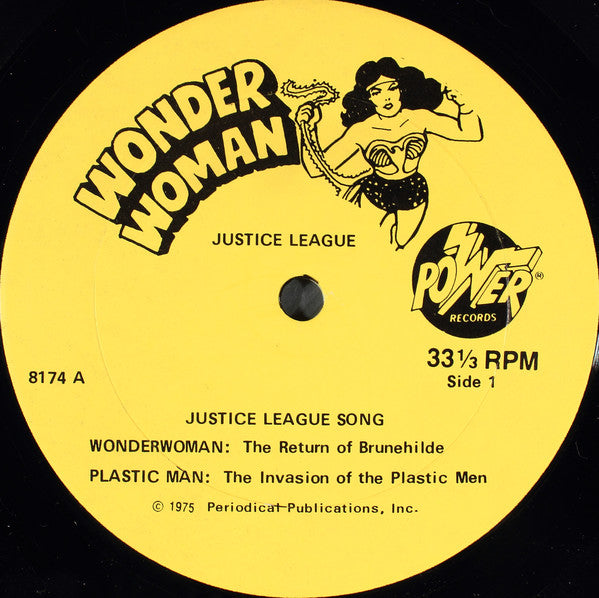 Unknown Artist : Songs And Stories About The Justice League Of America (LP)