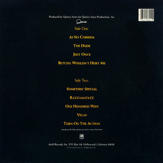 Quincy Jones : The Dude (LP, Album, Z -)