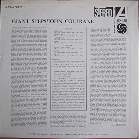 John Coltrane = John Coltrane : Giant Steps = ジャイアント・ステップス (LP, Album, RE)