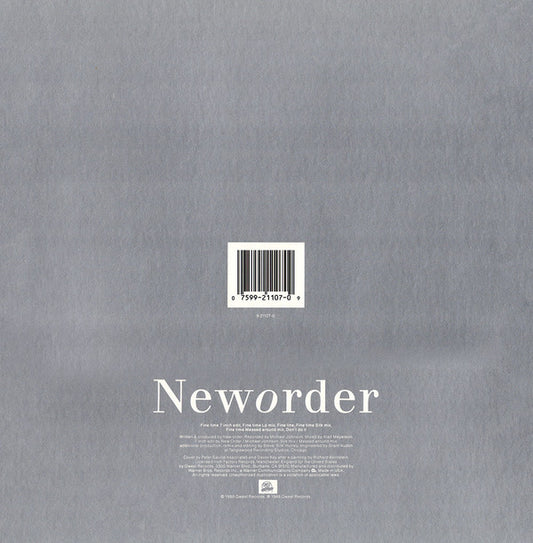 New Order - Fine Time vinyl record, 12" (Mint (M)) | Lulo Records