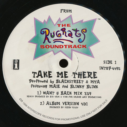 Blackstreet & Mya Featuring Mase And Blinky Blink - Take Me There vinyl record, 12" (Near Mint (NM or M-)) | Lulo Records