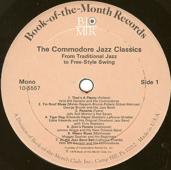 Various : The Commodore Jazz Classics (3xLP, Comp, Mono + Box)