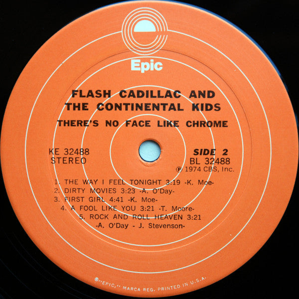 Flash Cadillac And The Continental Kids* : There's No Face Like Chrome (LP, Album, San)
