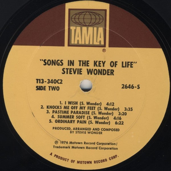 Stevie Wonder : Songs In The Key Of Life (2xLP, Wad + 7", EP + Album)