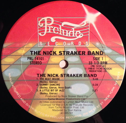 Nick Straker Band - The Nick Straker Band vinyl record, LP (Near Mint (NM or M-)) | Lulo Records
