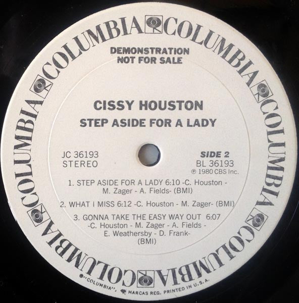 Cissy Houston : Step Aside For A Lady (LP, Album, Promo)