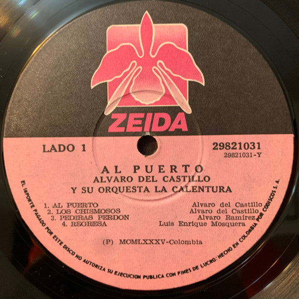 Alvaro Del Castillo Y Su Orquesta La Calentura : Al Puerto (LP, Album)