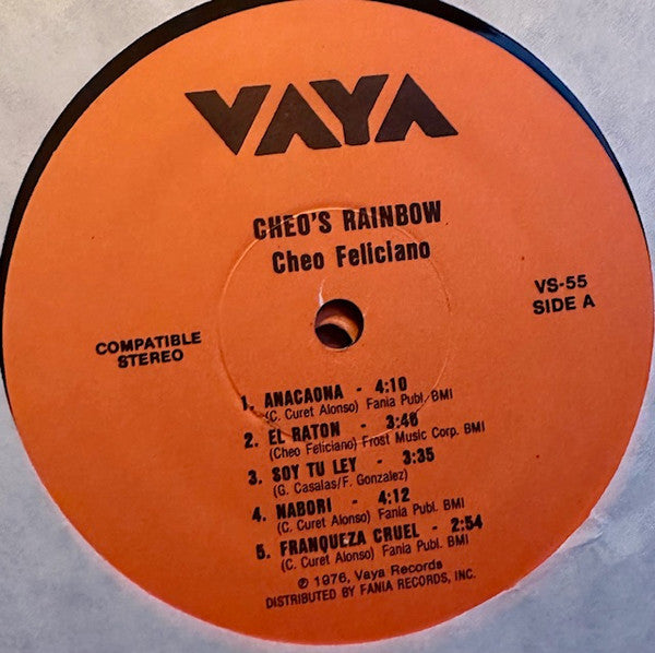 Cheo Feliciano : Cheo's Rainbow (LP, Album)