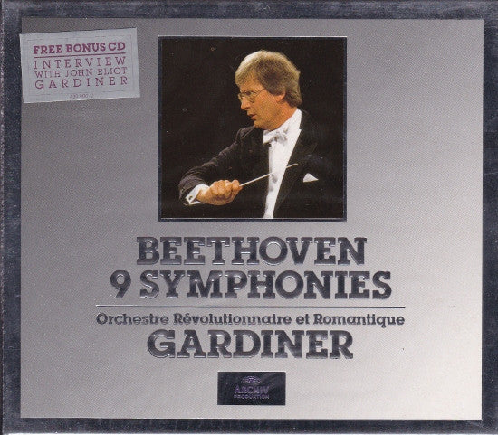Ludwig van Beethoven - Orchestre Révolutionnaire Et Romantique, John Eliot Gardiner : 9 Symphonies (5xCD + Box, Comp)