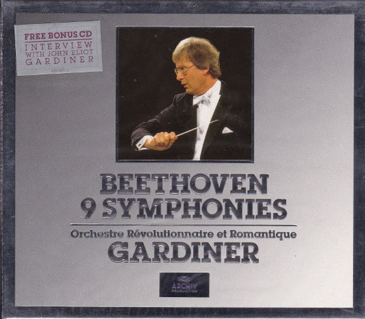 Ludwig van Beethoven - Orchestre Révolutionnaire Et Romantique, John Eliot Gardiner - 9 Symphonies vinyl record, 5xCD (Near Mint (NM or M-)) | Lulo Records