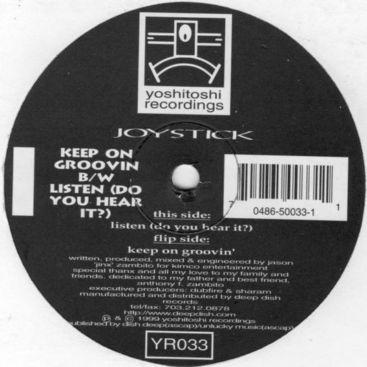 Joystick - Keep On Groovin' / Listen (Do You Hear It?) vinyl record, 12" (Very Good (VG)) | Lulo Records