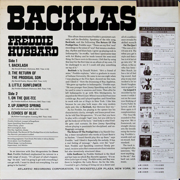 Freddie Hubbard : Backlash (LP, Album)