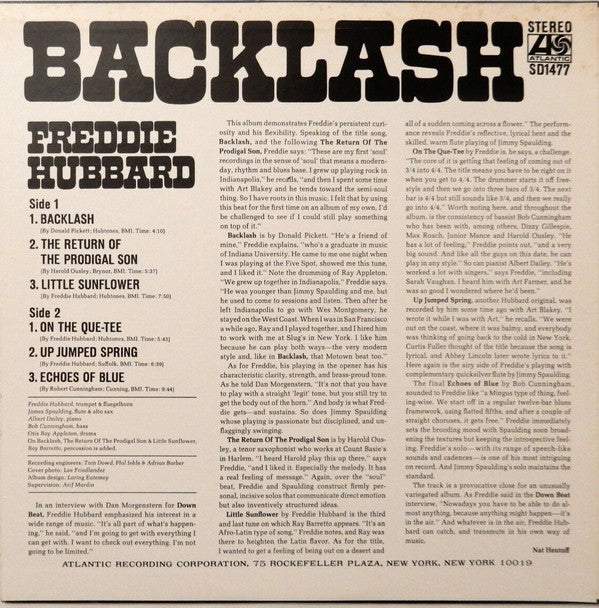 Freddie Hubbard : Backlash (LP, Album)