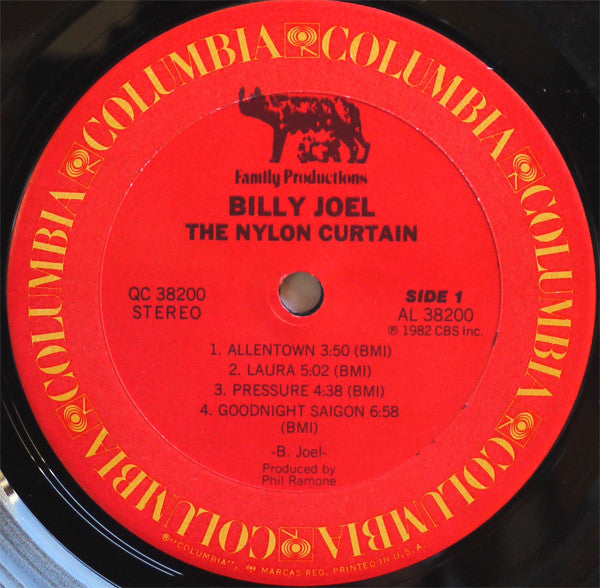 Billy Joel : The Nylon Curtain (LP, Album, RE, Ter)